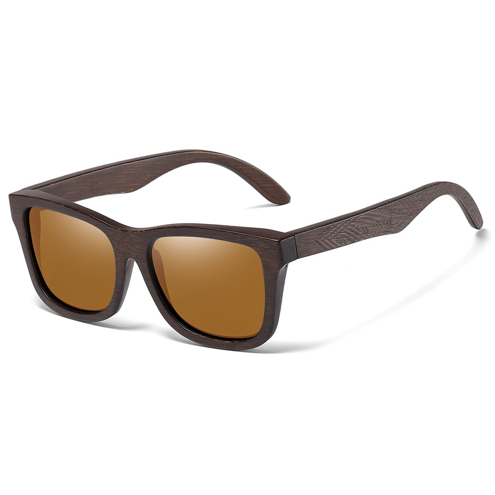 Natural Bamboo Wooden Sunglasses Handmade Polarized Glasses