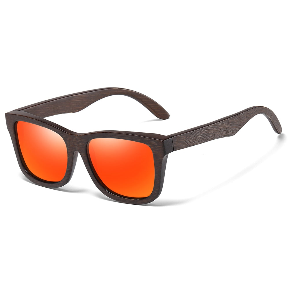 Natural Bamboo Wooden Sunglasses Handmade Polarized Glasses