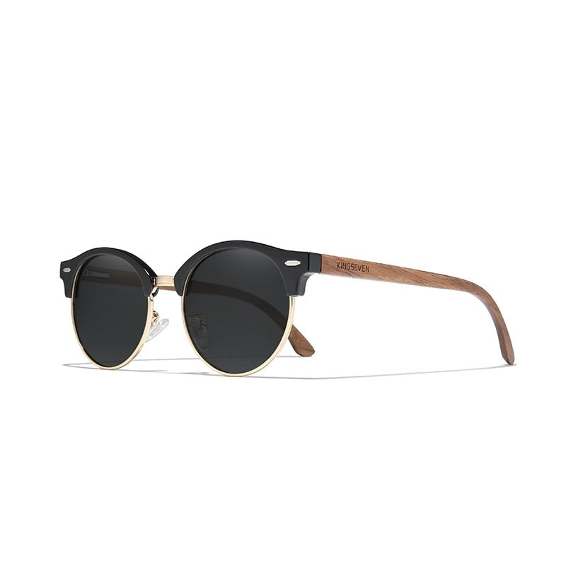 Handmade High Quality Black Walnut Wood Polarized Sunglasses