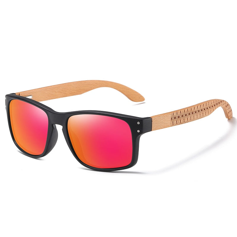 Brand Design Beech wood Handmade Men Polarized Sunglasses