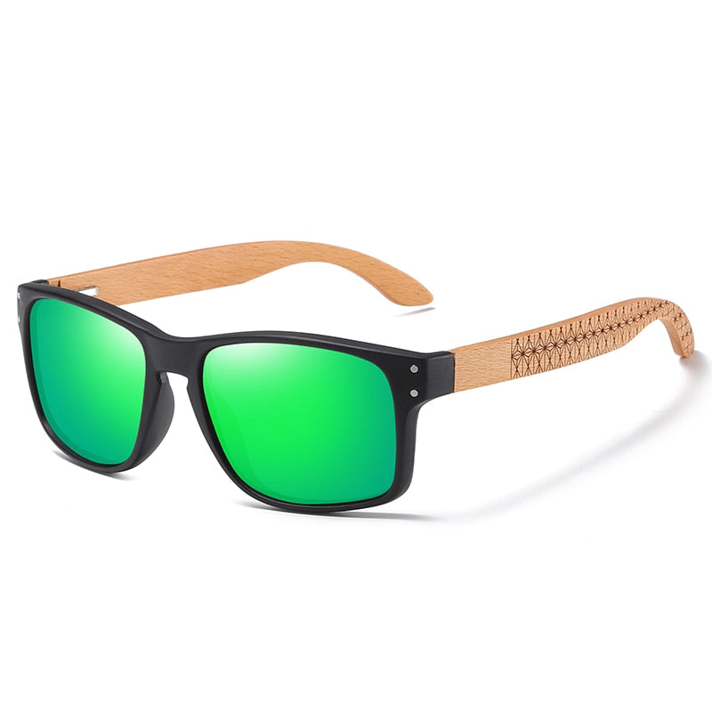 Brand Design Beech wood Handmade Men Polarized Sunglasses