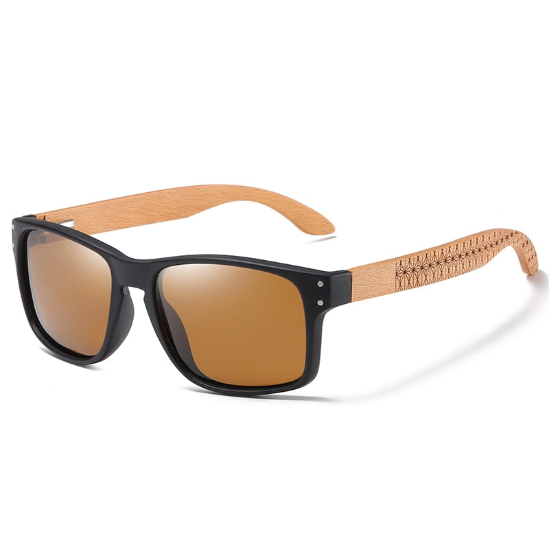 Brand Design Beech wood Handmade Men Polarized Sunglasses
