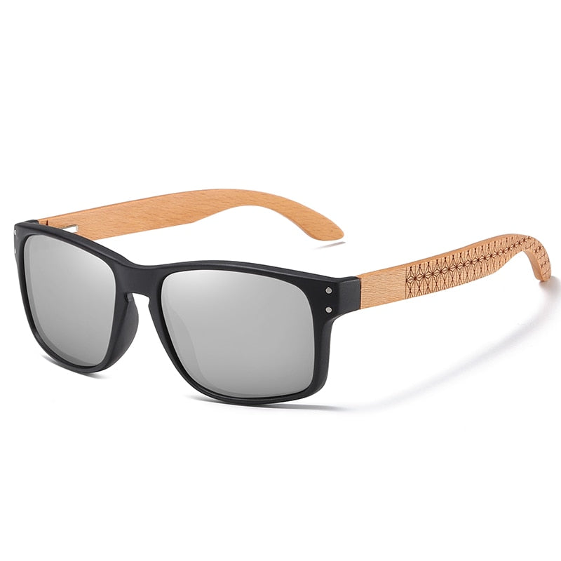 Brand Design Beech wood Handmade Men Polarized Sunglasses