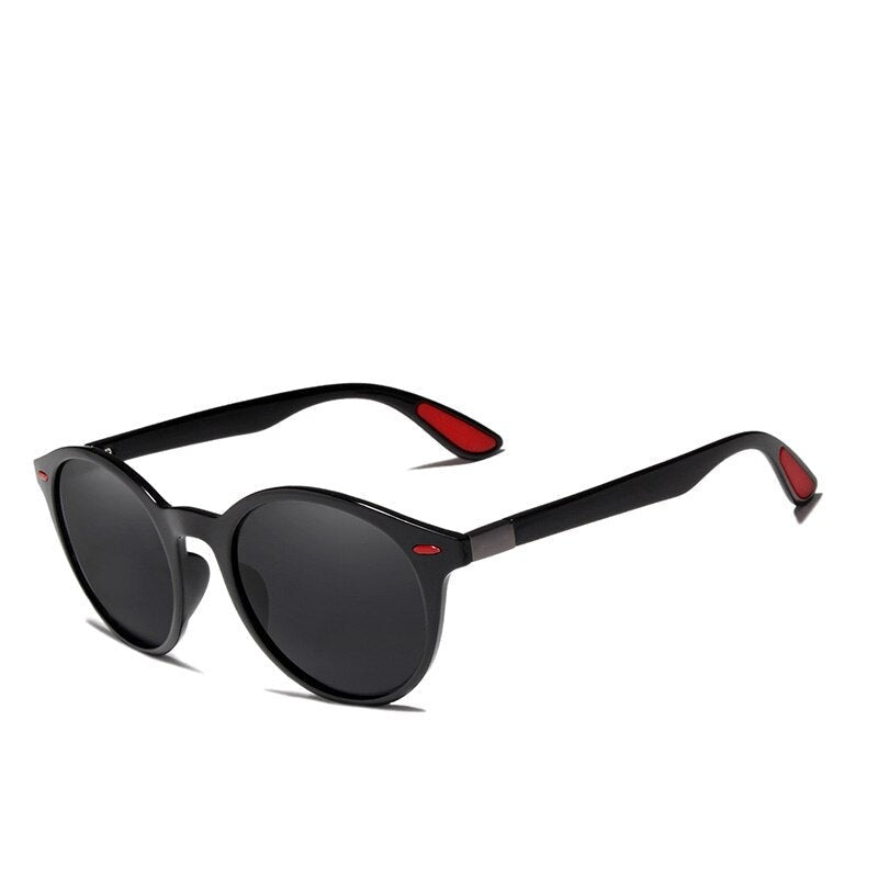 Vintage Polarized Oval Frame Unisex Night Vision Sunglasses