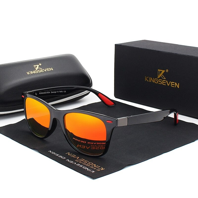 Classic Polarized Driving Square Frame Sunglasses