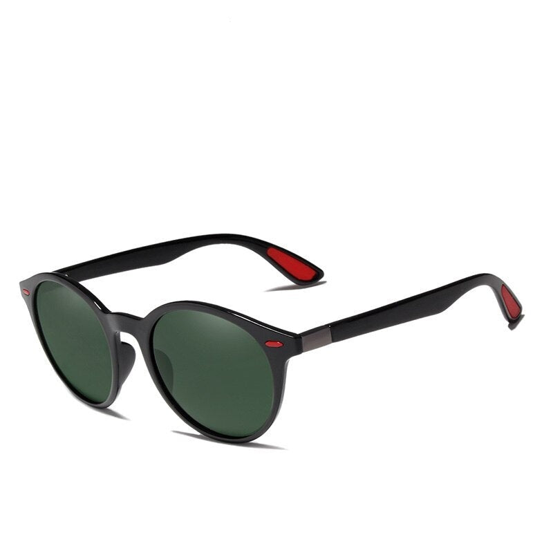 Vintage Polarized Oval Frame Unisex Night Vision Sunglasses