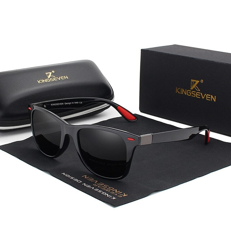 Classic Polarized Driving Square Frame Sunglasses