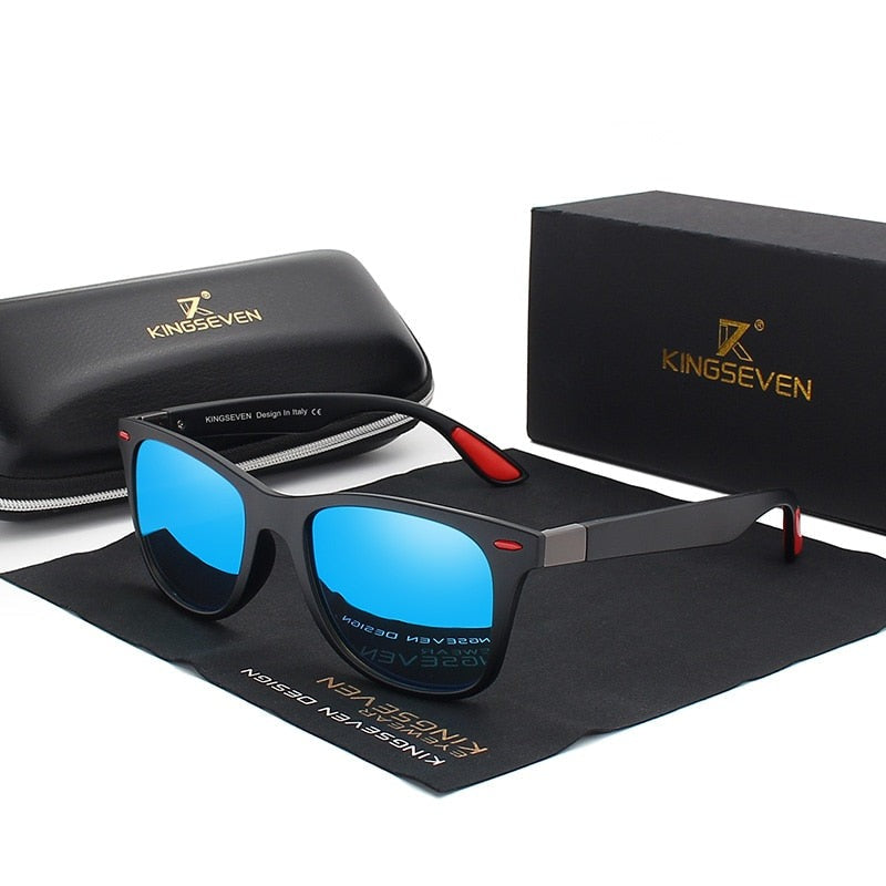 Classic Polarized Driving Square Frame Sunglasses