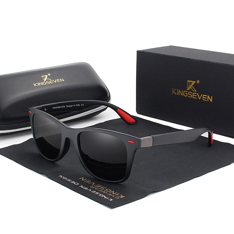 Classic Polarized Driving Square Frame Sunglasses
