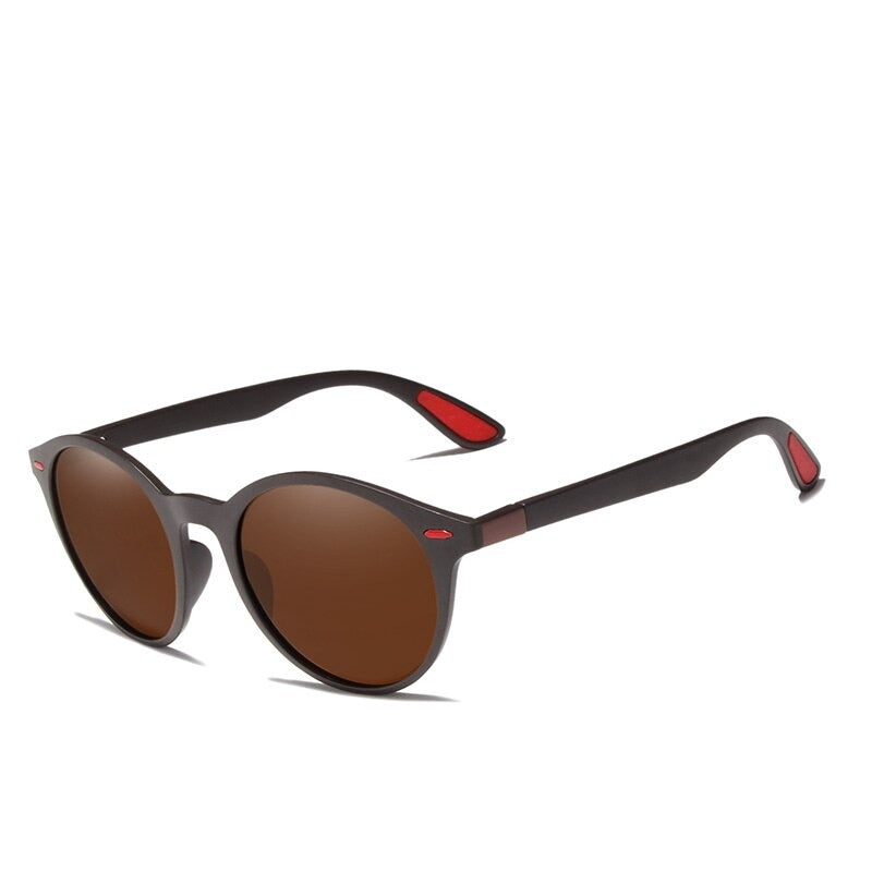 Vintage Polarized Oval Frame Unisex Night Vision Sunglasses