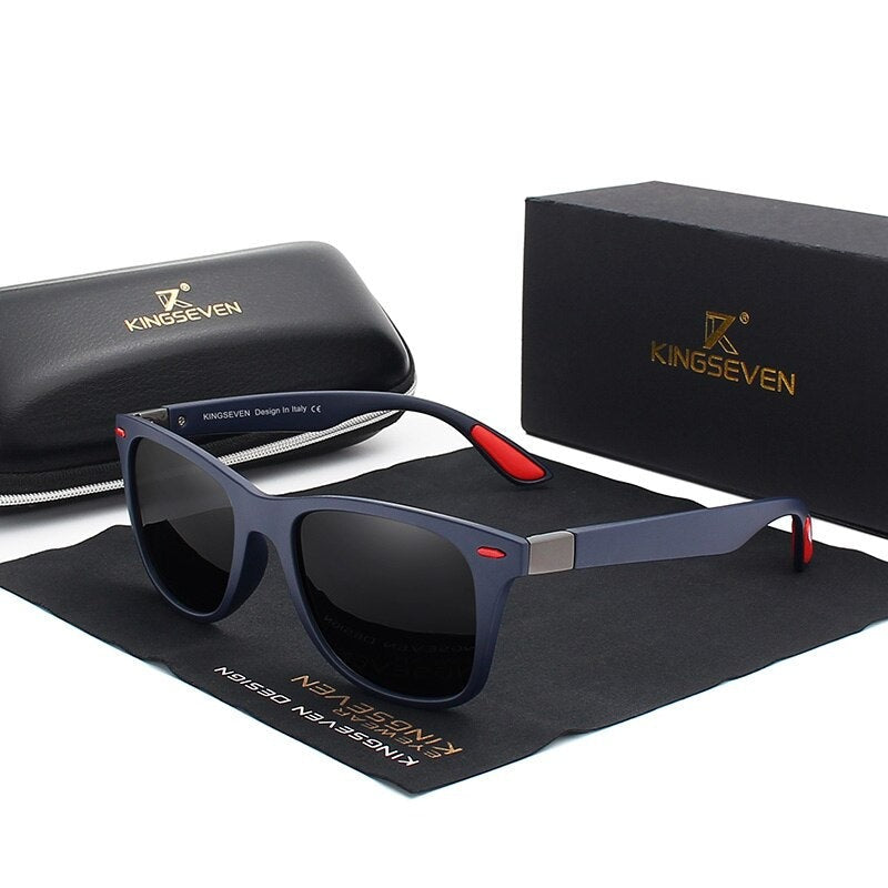 Classic Polarized Driving Square Frame Sunglasses