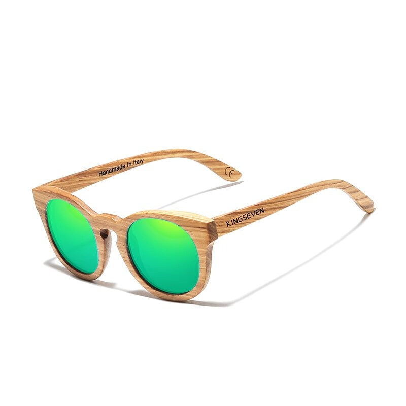 Natural Wood Full Frame 100% Handmade Polarized Sunglasses