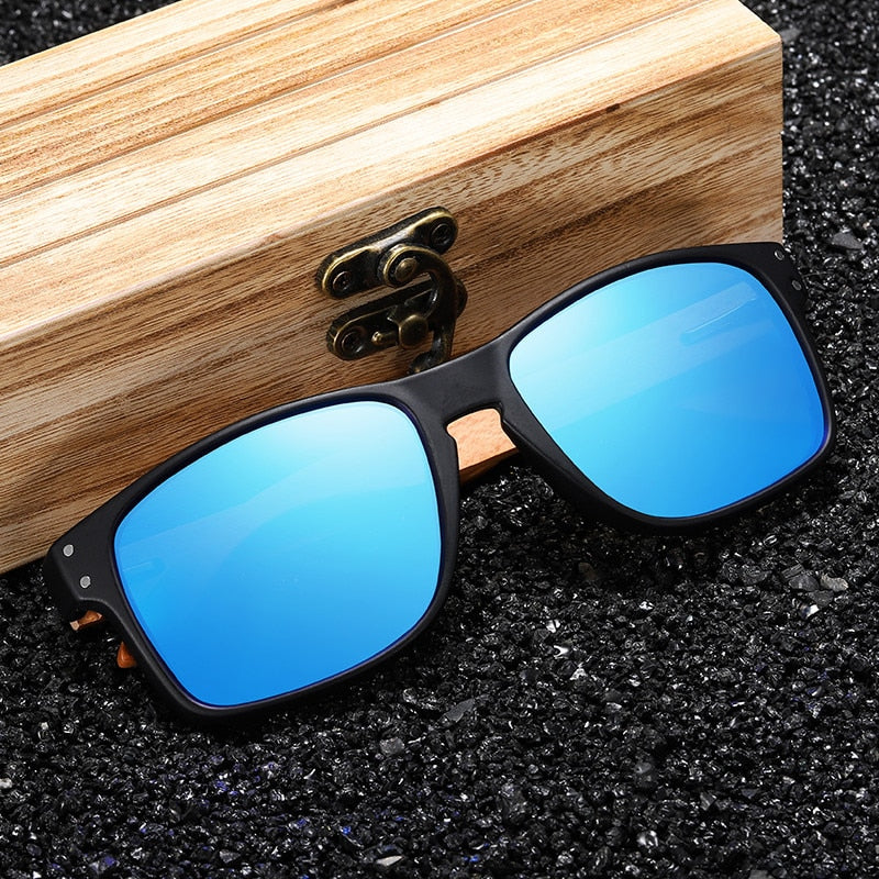 Brand Design Beech wood Handmade Men Polarized Sunglasses