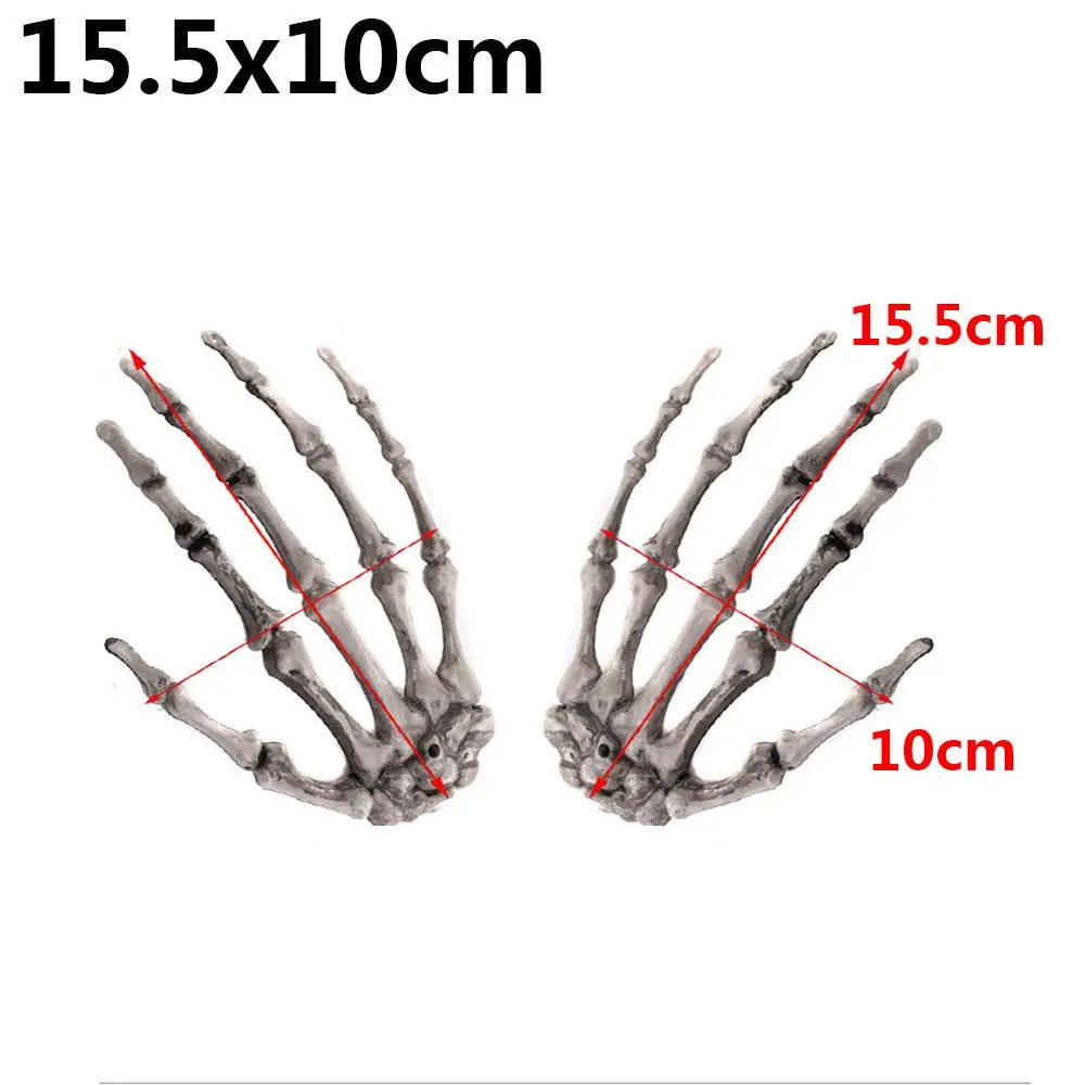 Fashion Halloween Haunted House Skull Skeleton Human Hand Bone Party