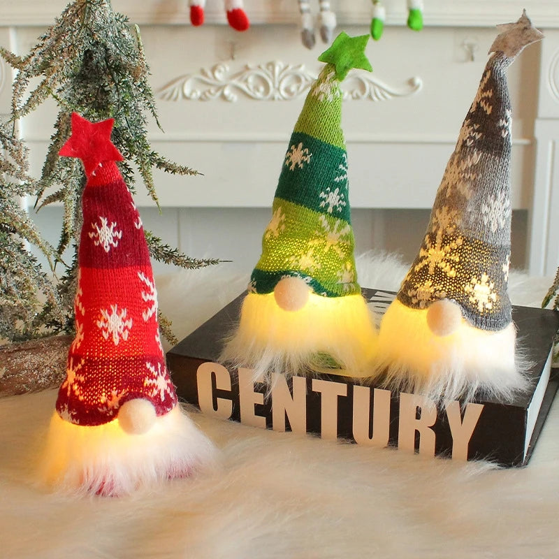 Glowing Gnome Christmas Faceless Doll Merry Christmas Home Decoration