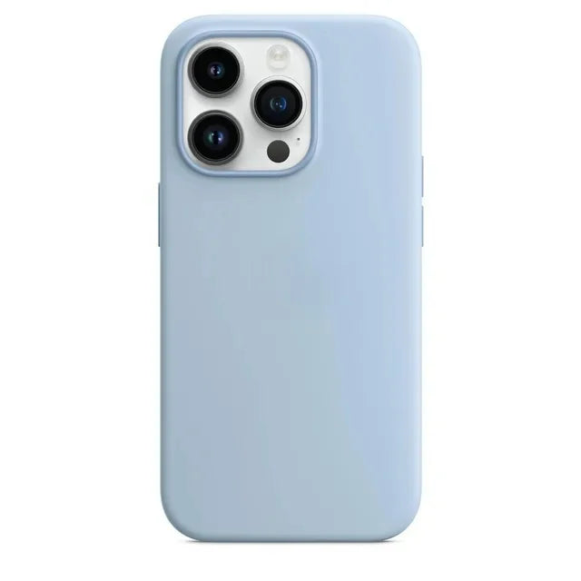 Luxury Original Silicone Case for Apple iPhone 16 15 14 Plus Official Cases