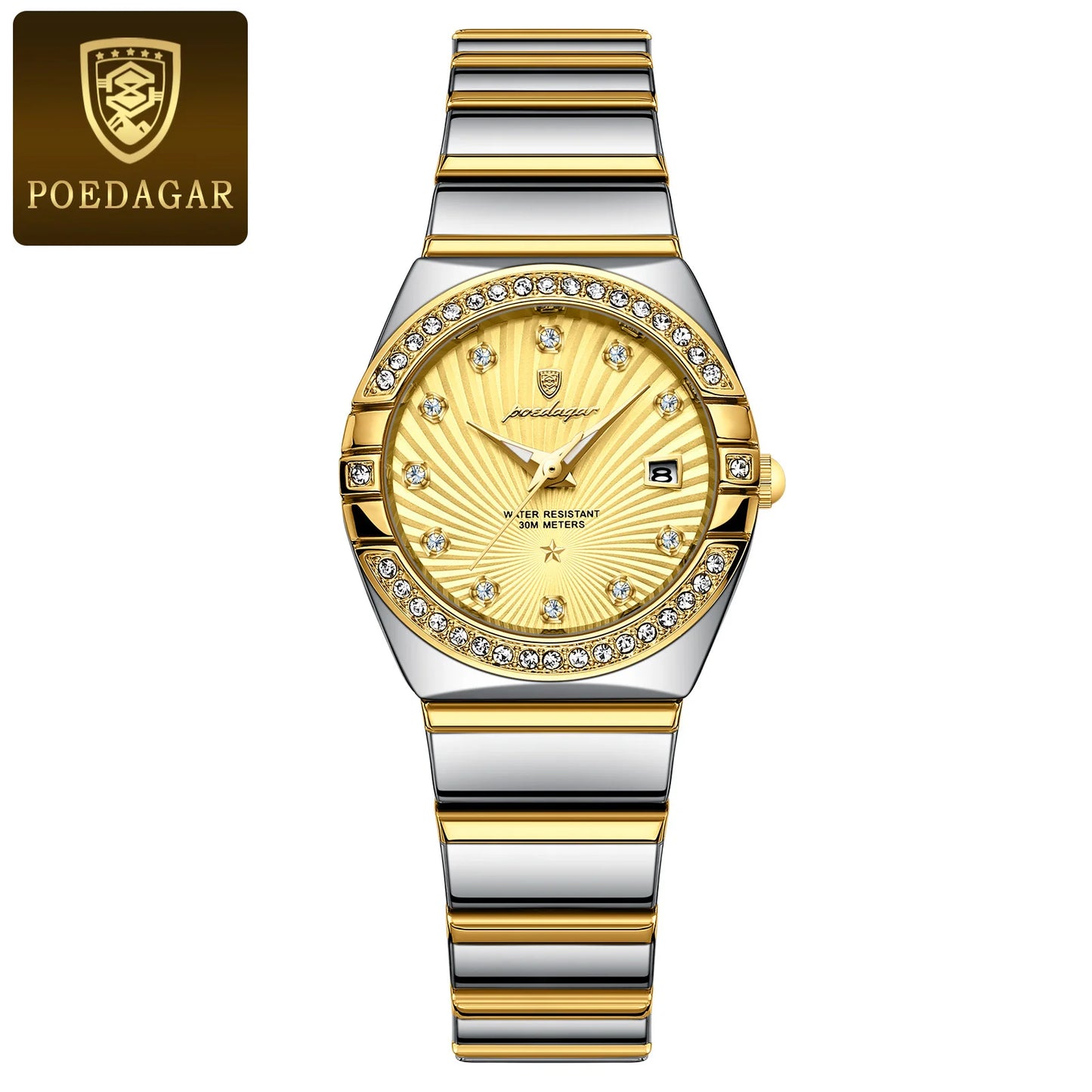 POEDAGAR Luxury Woman Wristwatch Waterproof Watch For Ladies