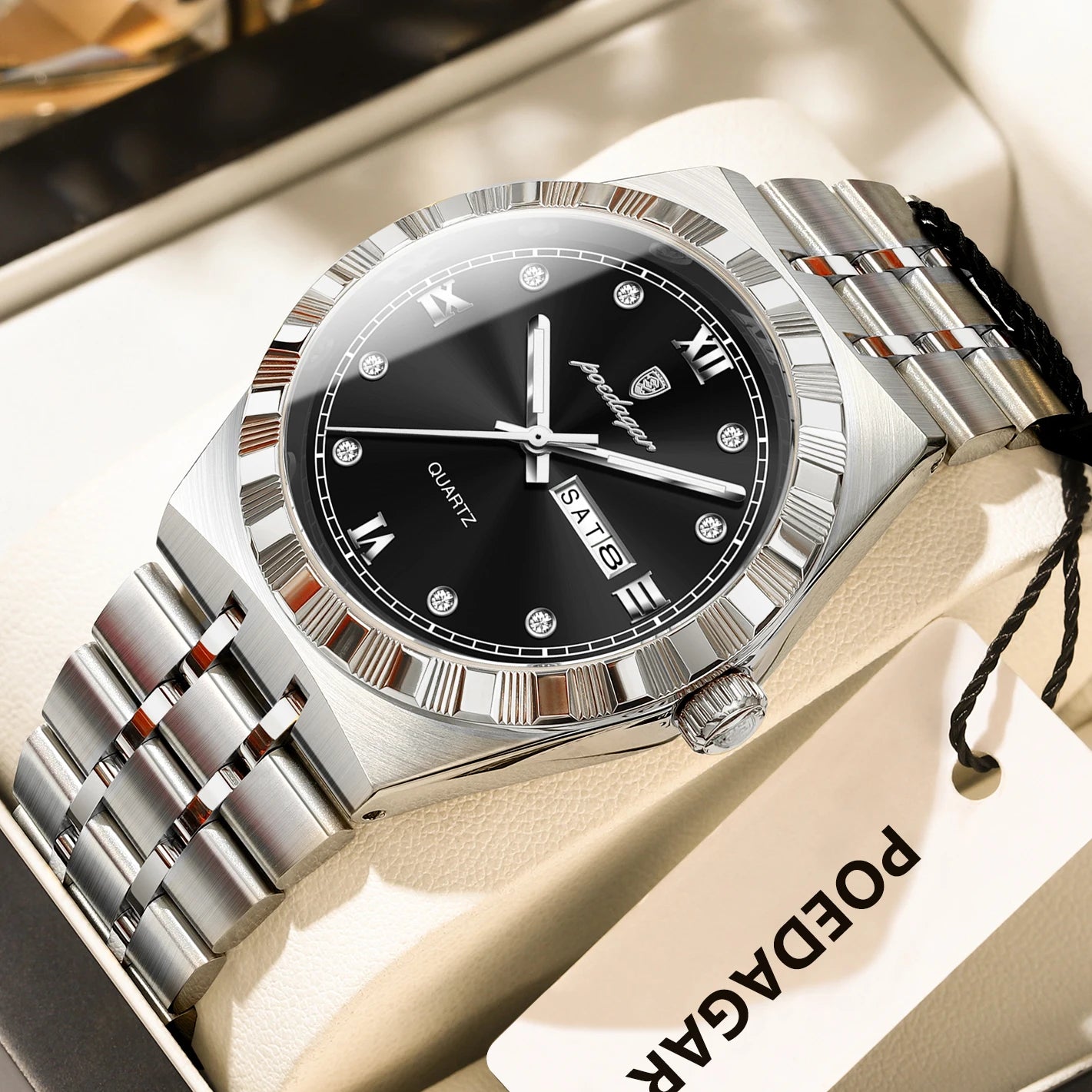 Original Luxury Man Wristwatch Waterproof Luminous Week Date Men's Watch
