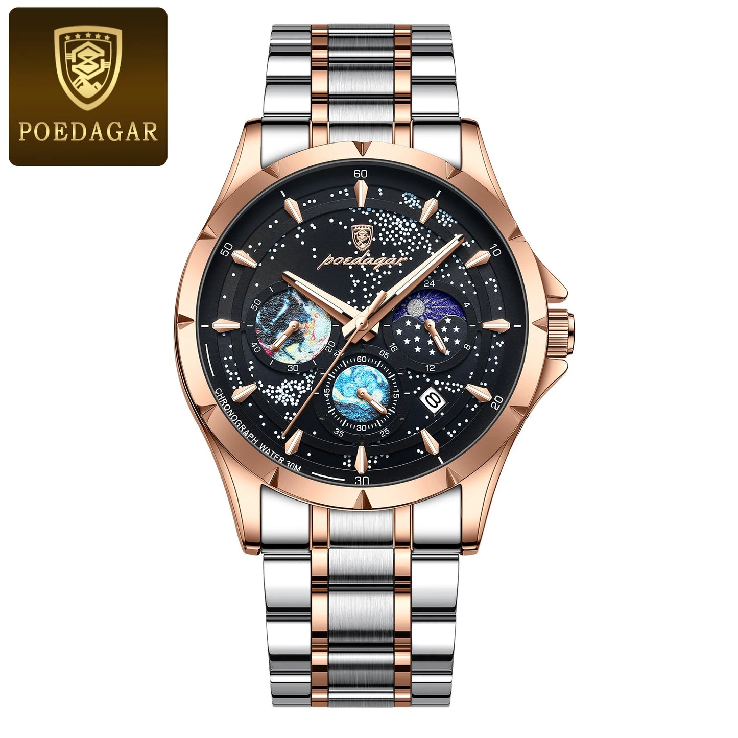 Casual Man Wristwatch Luxury Waterproof Luminous Date Men Watch