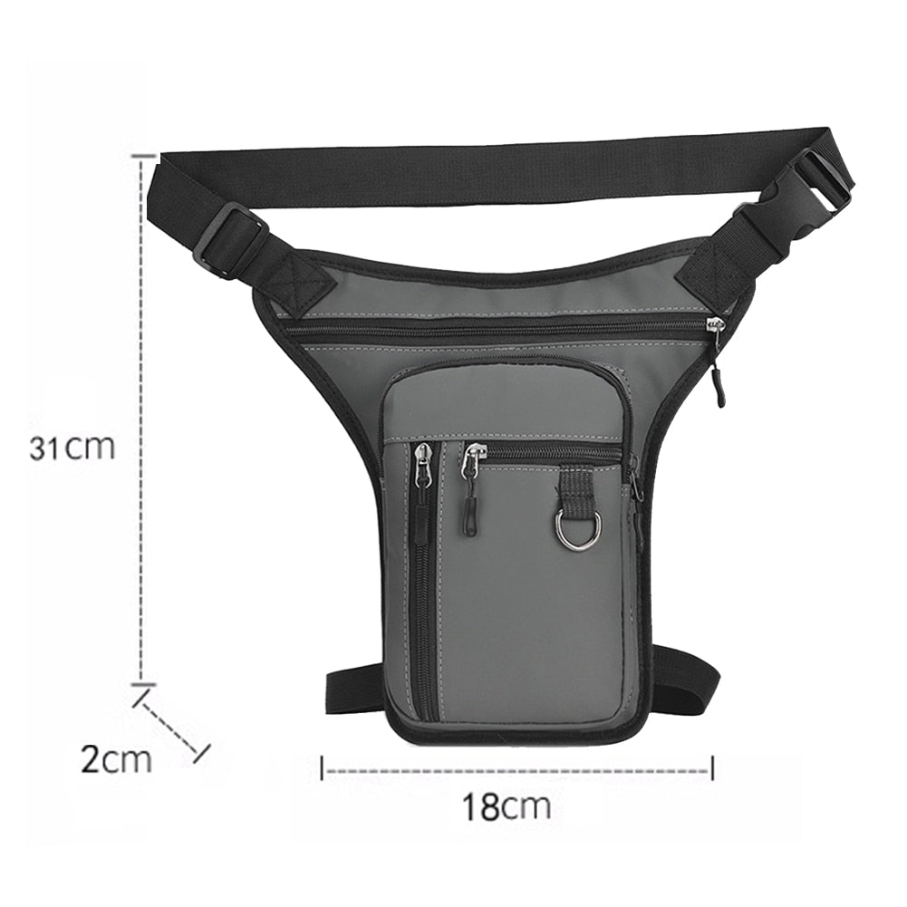 Motorcycle Drop Waist Leg Bag Portable Waterproof EVA Leg Side Bag