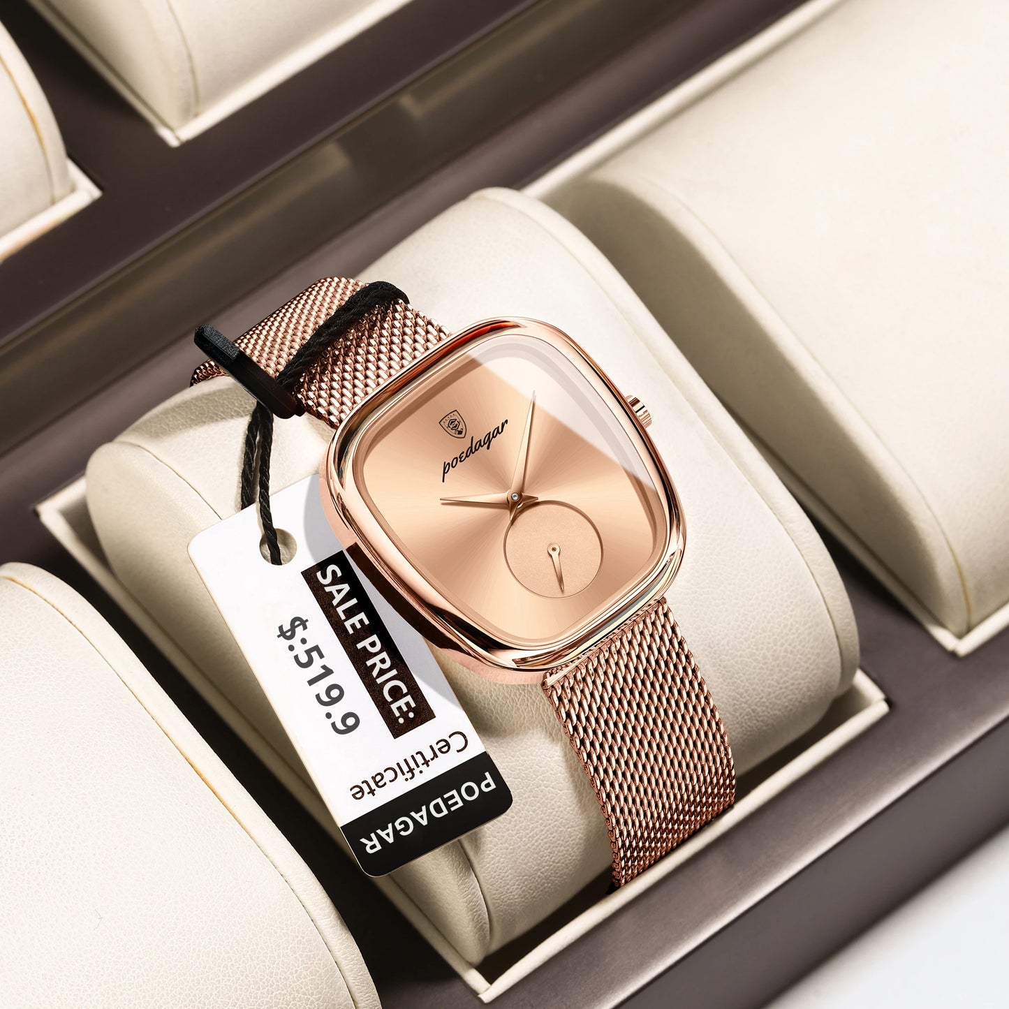POEDAGAR Luxury Fashion Elegant Ladies Watch Waterproof Watch for Woman