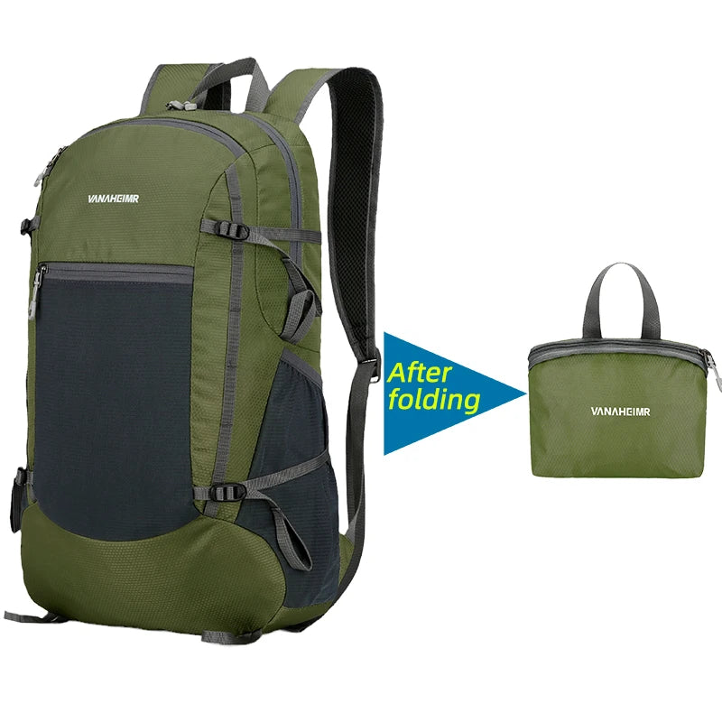 18L Portable Foldable Backpack Folding Bag Outdoor Climbing Cycling Travel Hiking Daypack