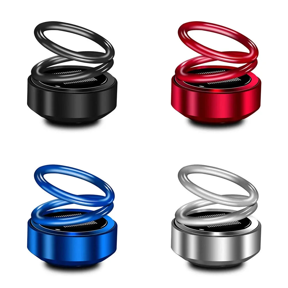 Car Auto Solar Energy Rotating Aromatherapy Air Fresher Diffuser