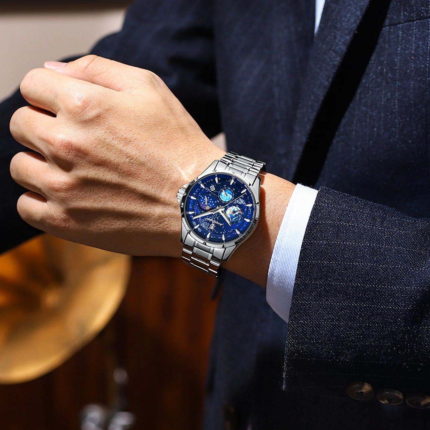 Casual Man Wristwatch Luxury Waterproof Luminous Date Men Watch