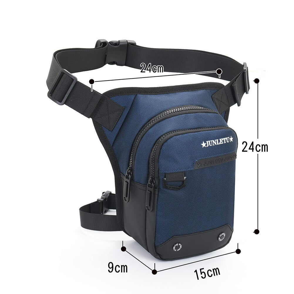 Motorcycle Drop Waist Leg Bag Portable Waterproof EVA Leg Side Bag