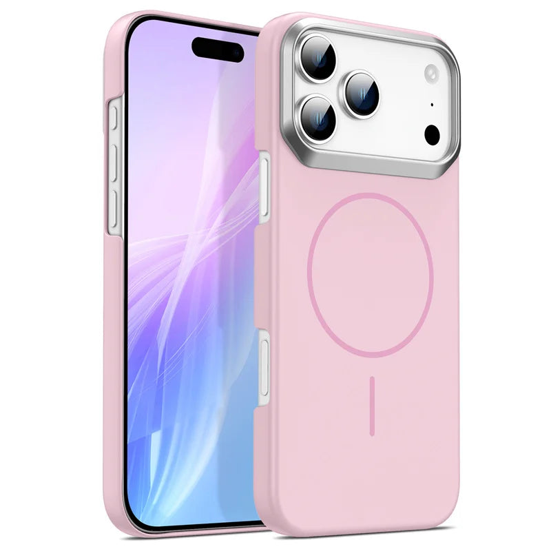 New Fashion Simple Frosted Case for iPhone 17 16 15 14 13 12 11 Pro Max Plus Ultra-thin Anti-fall Damping Magsafe Magnetic Cover