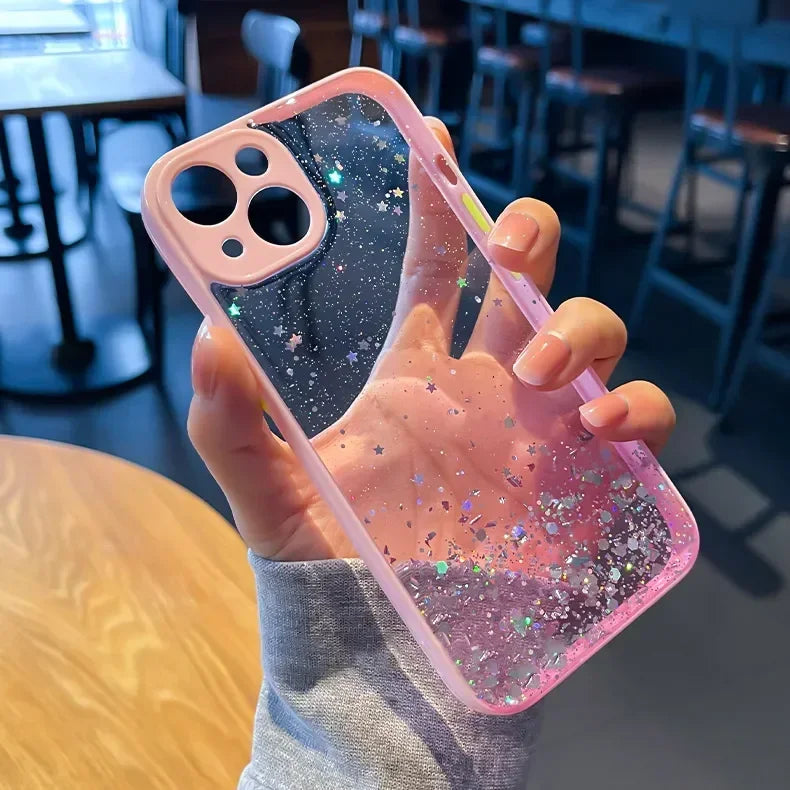 Clear Phone Case For iPhone 13 14 15 12 11 15 16 Pro Max Acrylic Back Cover