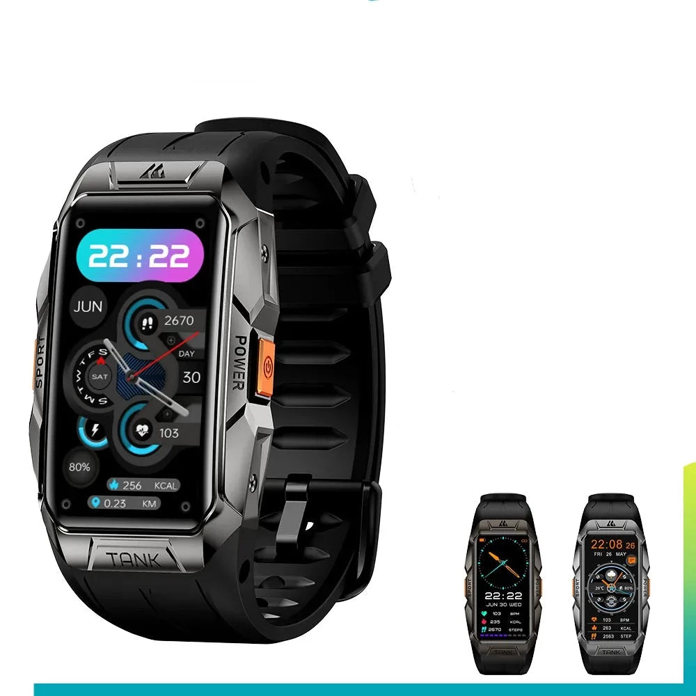 AMOLED AOD Screen Waterproof Fitness Smart watch