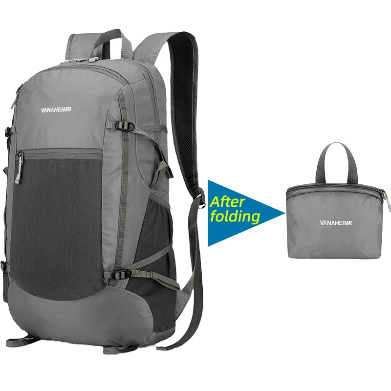 18L Portable Foldable Backpack Folding Bag Outdoor Climbing Cycling Travel Hiking Daypack