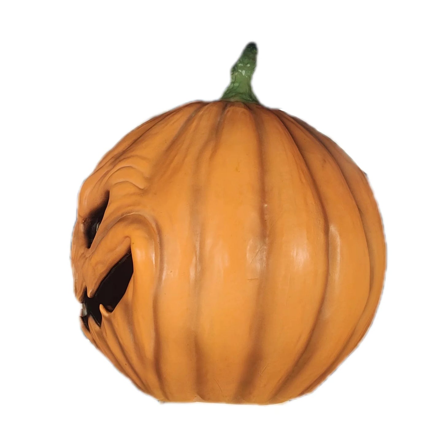 1 horror-style Halloween pumpkin-themed headgear mas latex realistic pumpkin