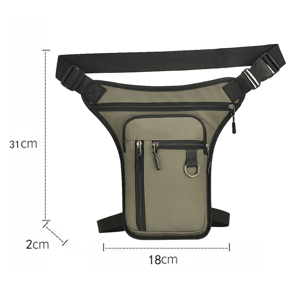 Motorcycle Drop Waist Leg Bag Portable Waterproof EVA Leg Side Bag