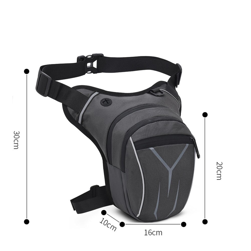 Motorcycle Drop Waist Leg Bag Portable Waterproof EVA Leg Side Bag