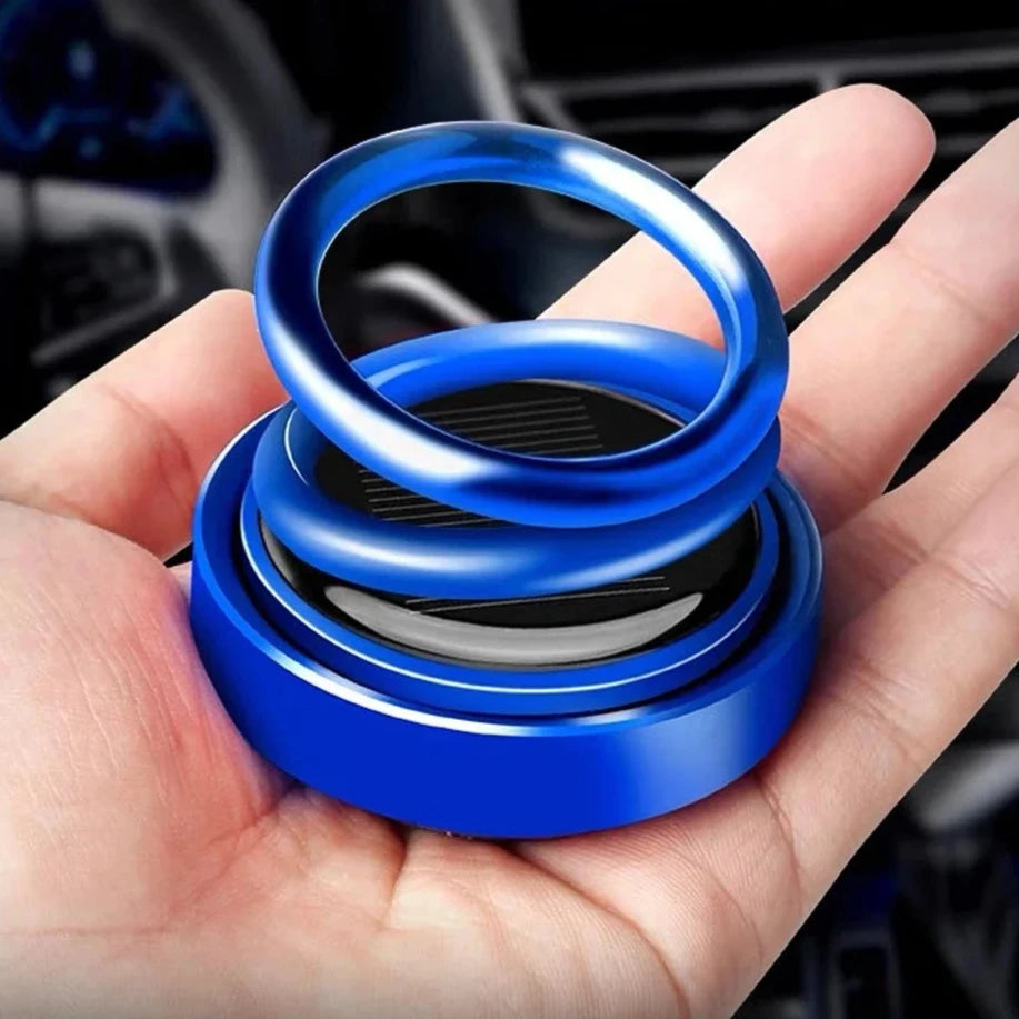 Car Auto Solar Energy Rotating Aromatherapy Air Fresher Diffuser