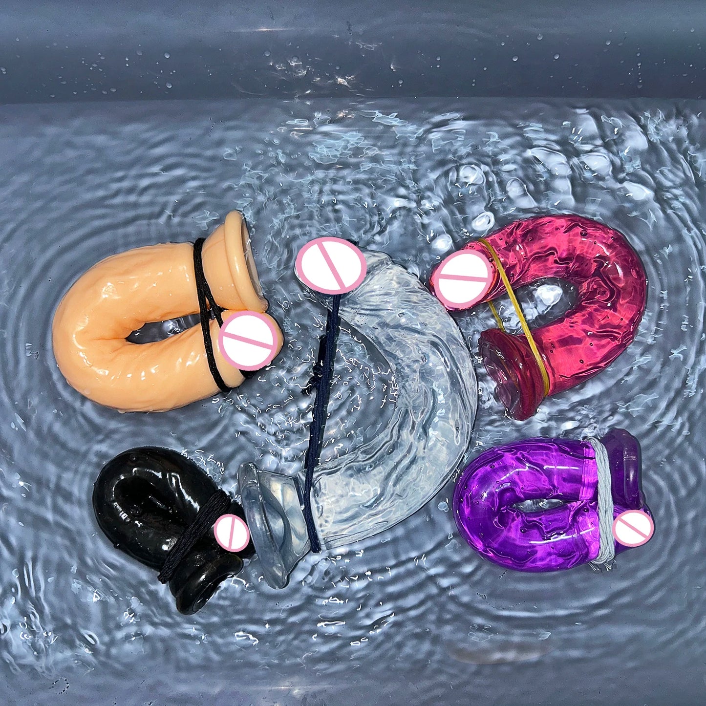 Cheap 5 Colors Small Transparent Dildo Suction Cup Jelly Dick Women Erotic Sex Toys
