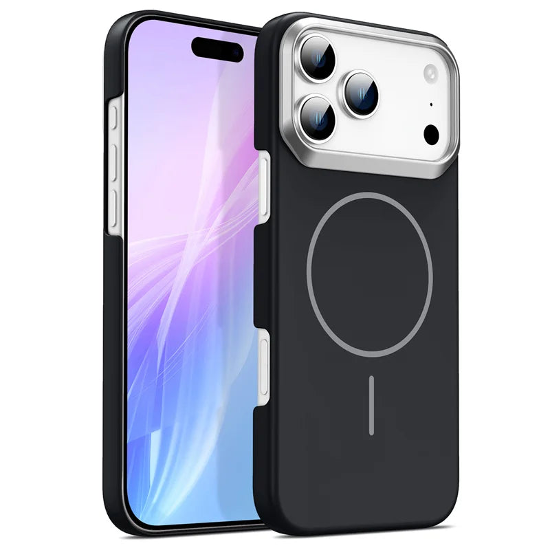 New Fashion Simple Frosted Case for iPhone 17 16 15 14 13 12 11 Pro Max Plus Ultra-thin Anti-fall Damping Magsafe Magnetic Cover