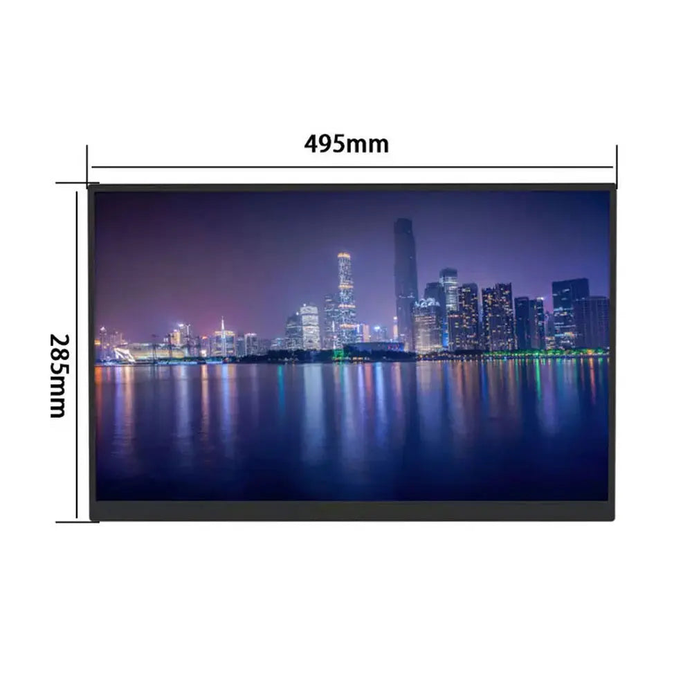 21.5” Portable Monitor 1080P 100Hz IPS Screen with Plug Stand