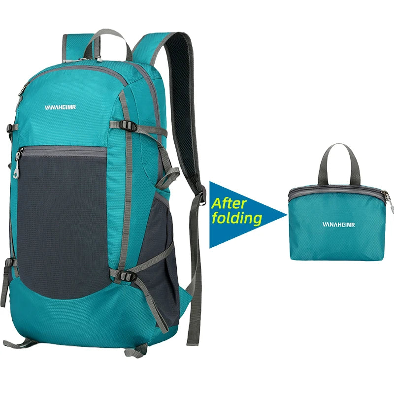 18L Portable Foldable Backpack Folding Bag Outdoor Climbing Cycling Travel Hiking Daypack