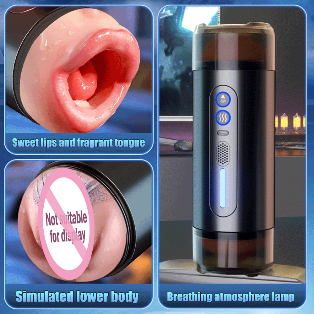 Blowjob Sex Machines Automatic Male Masturbator Cup Pocket Pussy for men