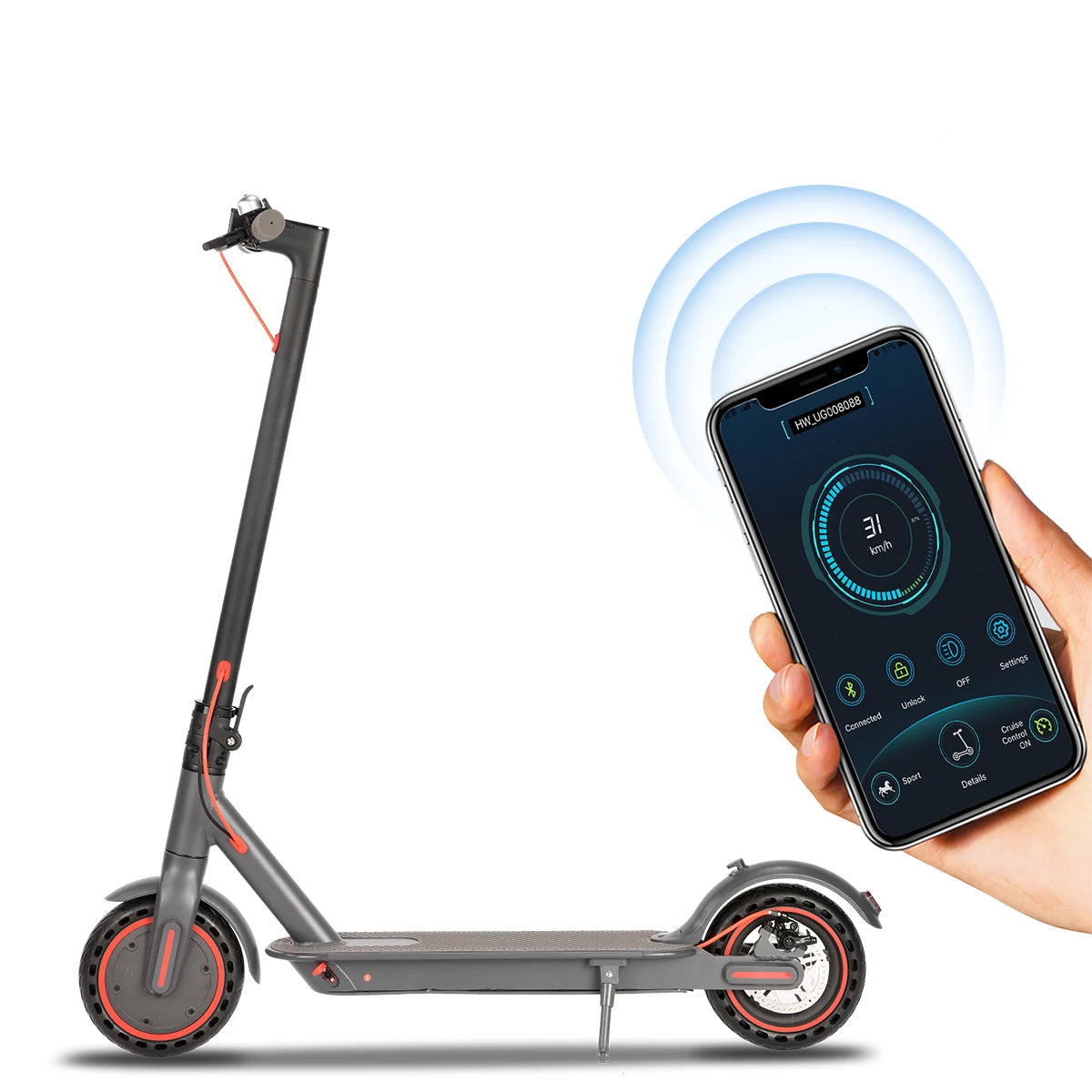 350W Adult Electric Scooter 36V 10.4Ah Escooter Kick Scooter