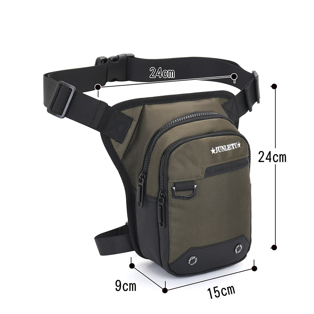 Motorcycle Drop Waist Leg Bag Portable Waterproof EVA Leg Side Bag