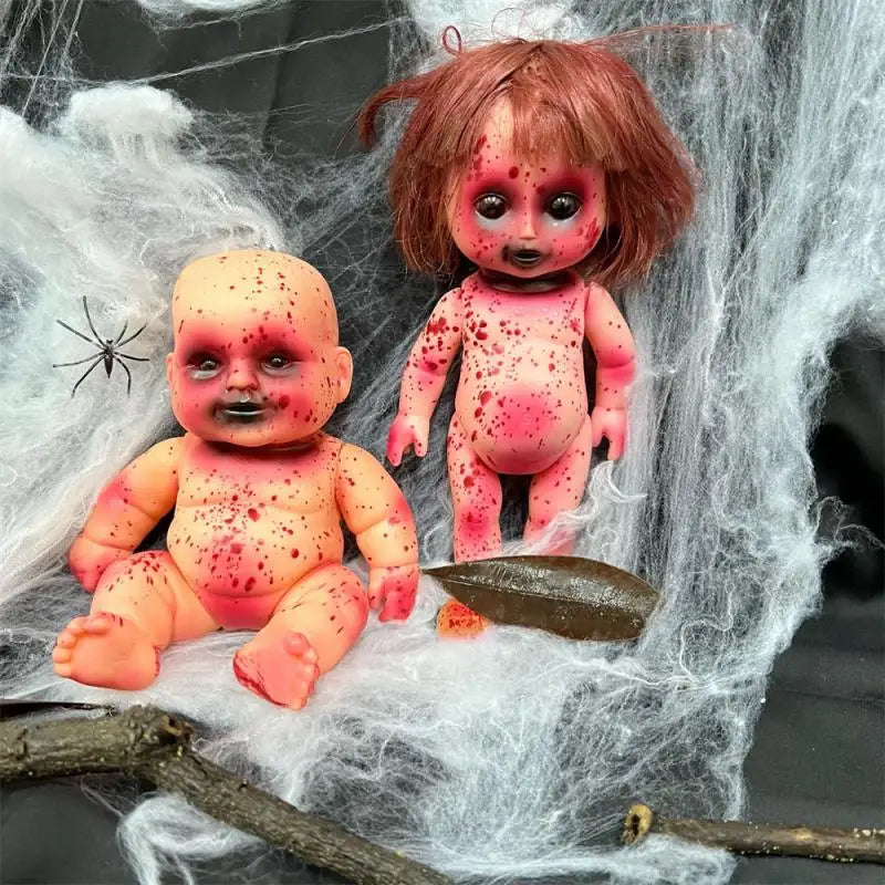 Halloween Scary Blood Doll Ghost Day Rebirth Zombie Baby Infant Horror Decor