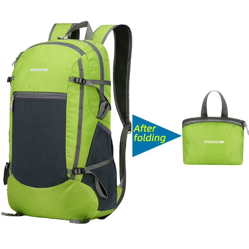 18L Portable Foldable Backpack Folding Bag Outdoor Climbing Cycling Travel Hiking Daypack