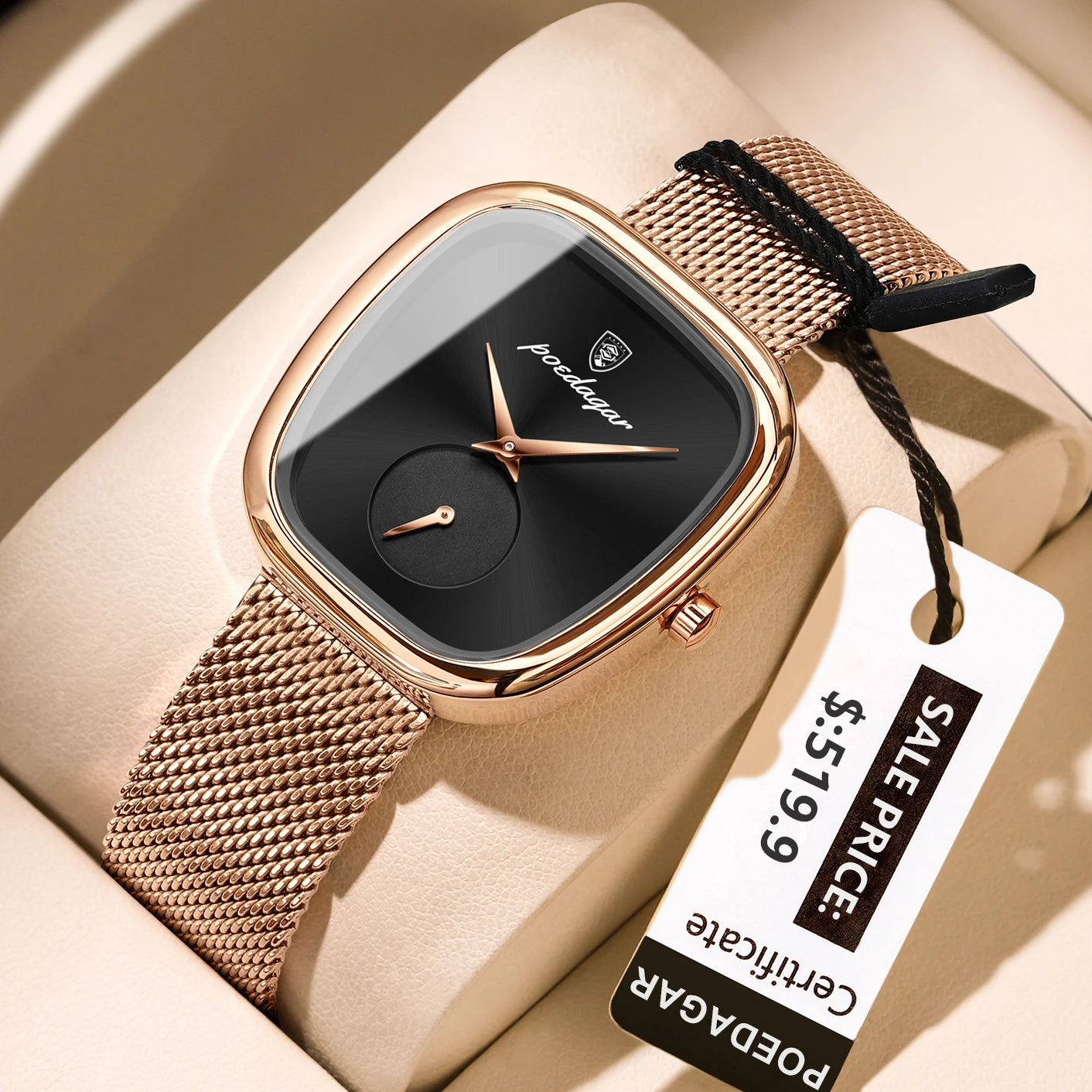 POEDAGAR Luxury Fashion Elegant Ladies Watch Waterproof Watch for Woman
