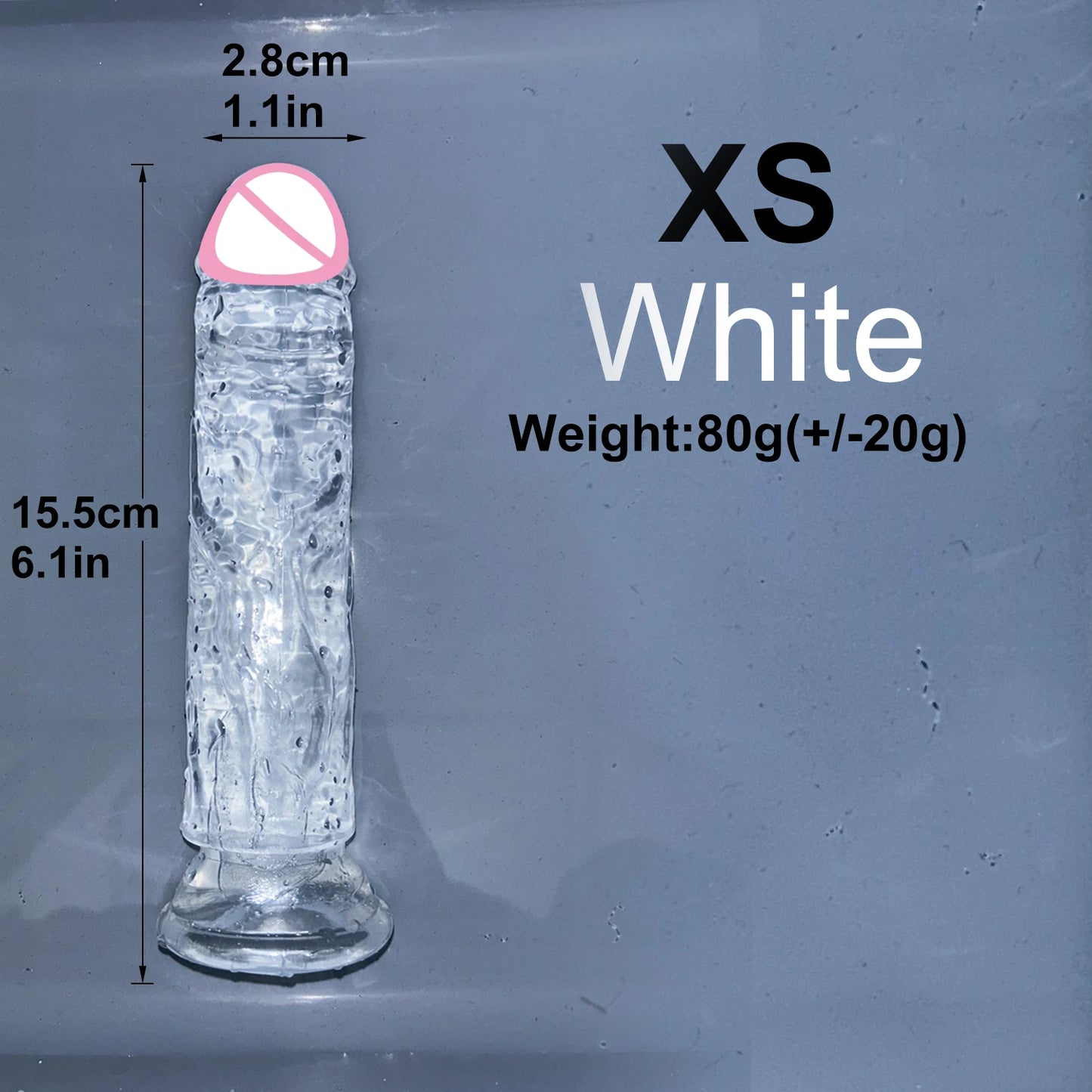 Cheap 5 Colors Small Transparent Dildo Suction Cup Jelly Dick Women Erotic Sex Toys