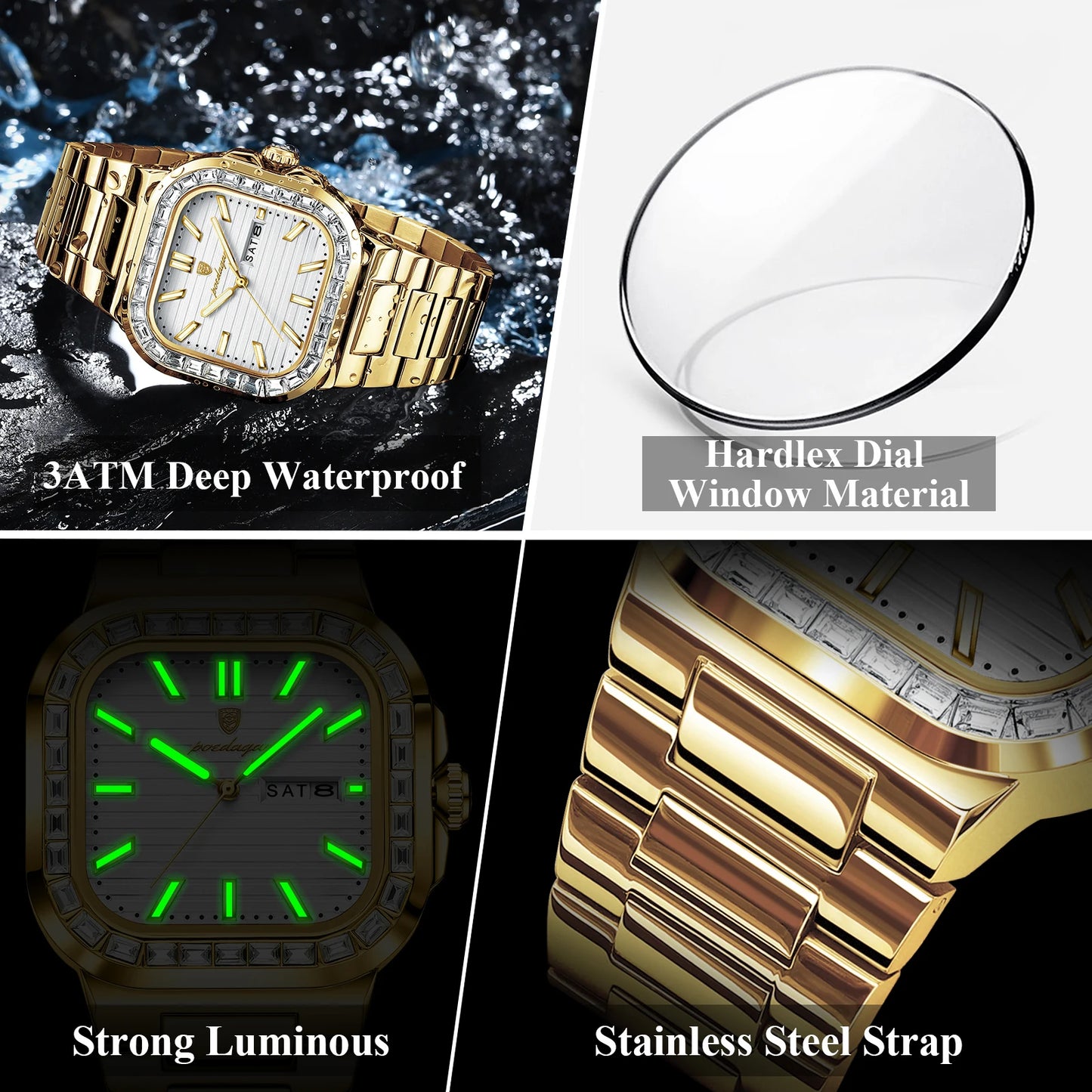 Luxury Business Men's Wristwatch Luminous Man Watch