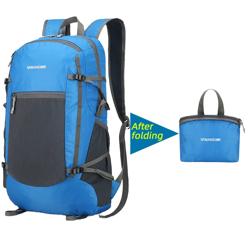 18L Portable Foldable Backpack Folding Bag Outdoor Climbing Cycling Travel Hiking Daypack